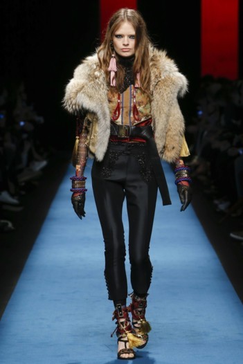 الفرو يغزو مجموعة Dsquared2