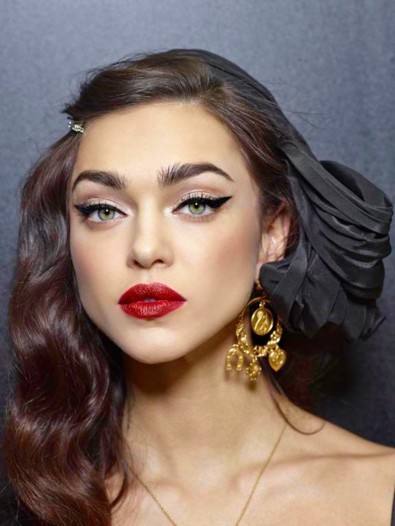 ماكياج Dolce & Gabbana خلال أسبوع الموضة