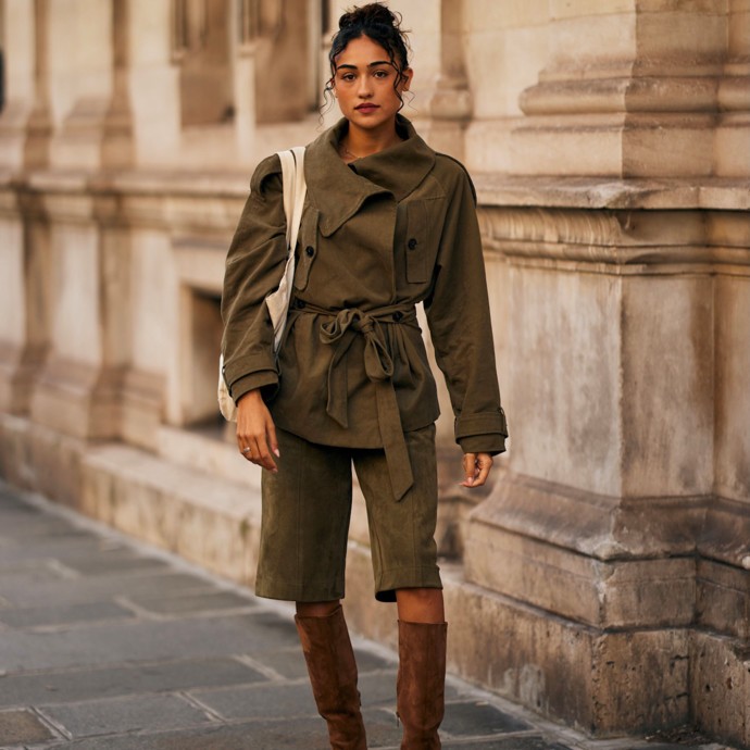 شورت البرمودا يهيمن على ساحة الموضة الشتويّة