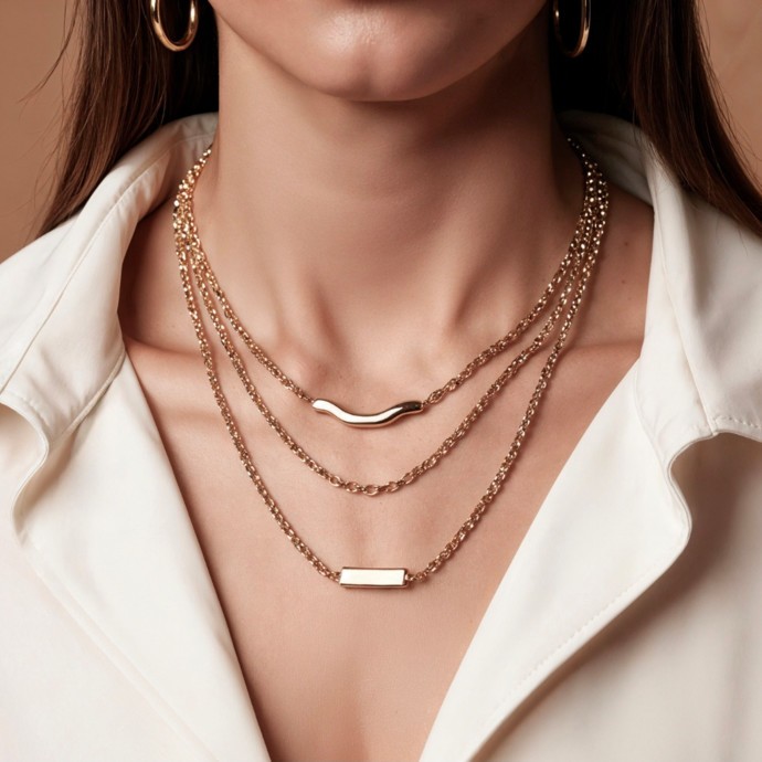 كيفية تنسيق المجوهرات على شكل طبقات مثل المحترفين