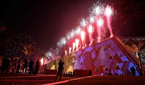 مفاجأة من شريهان في افتتاح المتحف المصري الكبير