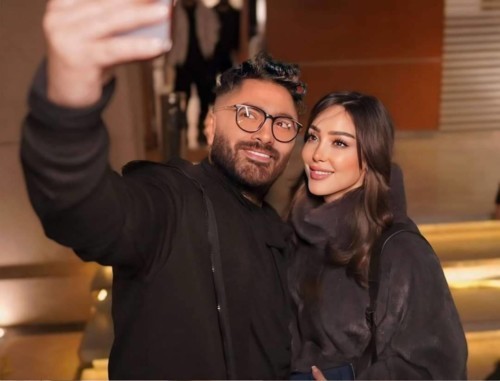 بسمة بوسيل وتامر حسني سويًّا لهذا السبب