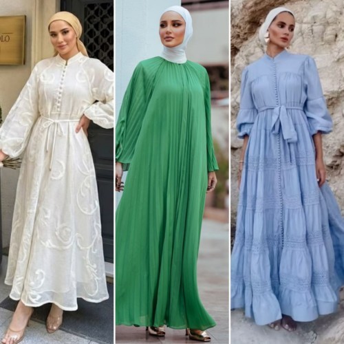 فساتين كاجوال للمحجبات ستذهلك بتصاميمها