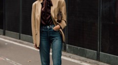 أفكار تنسيق جينز نسائي بخصر عالٍ