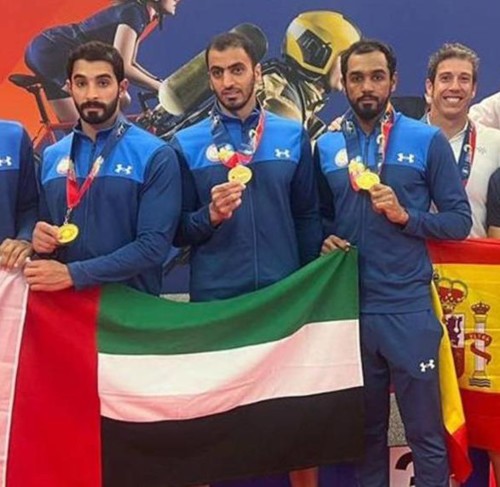 "6 ميداليات ذهبية" لشرطة ابو ظبي
