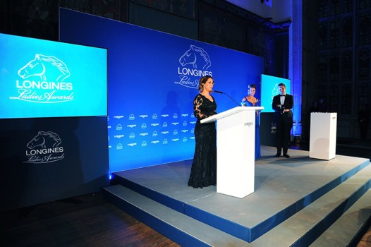 تكريم صاحبة السمو الملكي الأميرة هيا في حفل توزيع جوائز لونجين للسيدات 2015