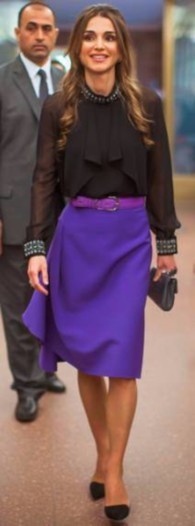 الملكة رانيا العبدالله ملكة على عرش الأناقة