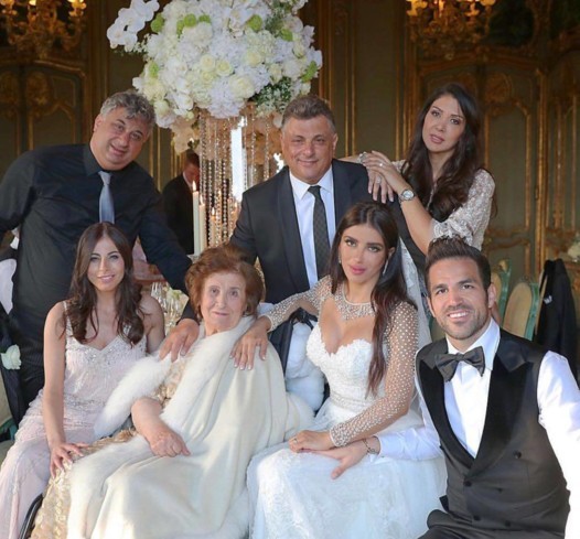 بالصور: زفاف دانييلا سمعان وفابريغاس