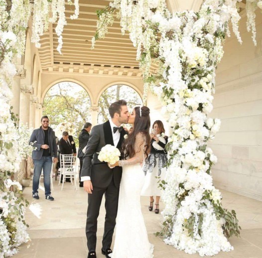 بالصور: زفاف دانييلا سمعان وفابريغاس