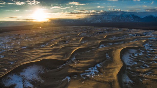 بالصور:صحاري رمال ذهبية وسط جليد سيبيريا!