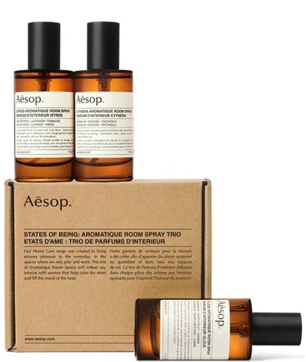 Aesop ومجموعة ثلاثية لتعطير الجو