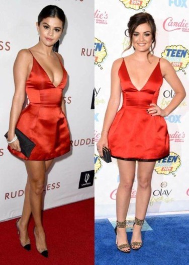 نجمات يرتدين نفس الفساتين في نفس المناسبة