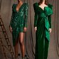 تألقي في العيد بفساتين سهرة باللون الأخضر