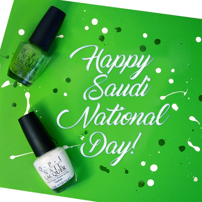 اليوم الوطني للمملكة العربية السعودية مع OPI