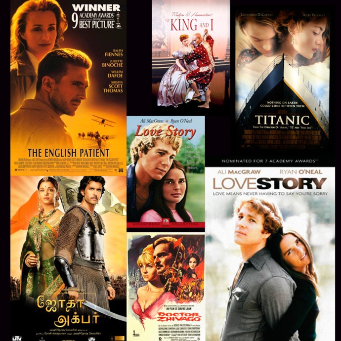 أشهر قصص الحب في السينما العالميّة!
