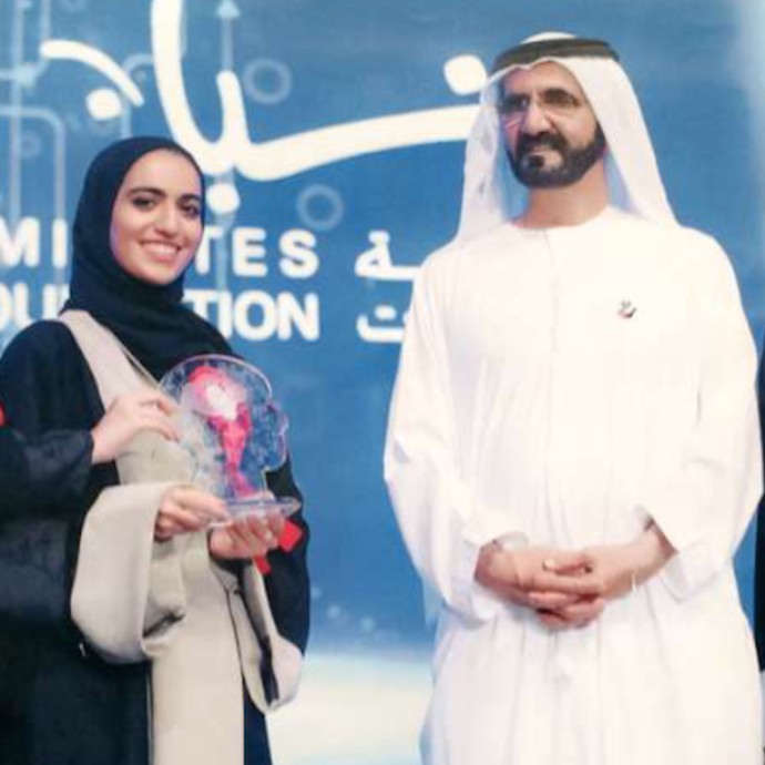 مريم محمد الهاشمي: “الإمارات راعية للابتكار ووالداي المشجع الأكبر لي”