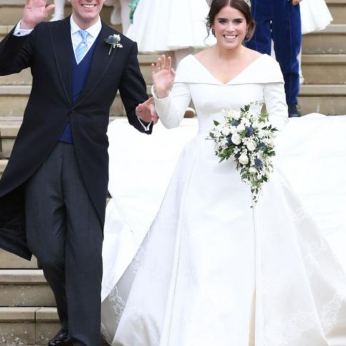 فستان زفاف الأميرة أوجيني يثير البلبلة