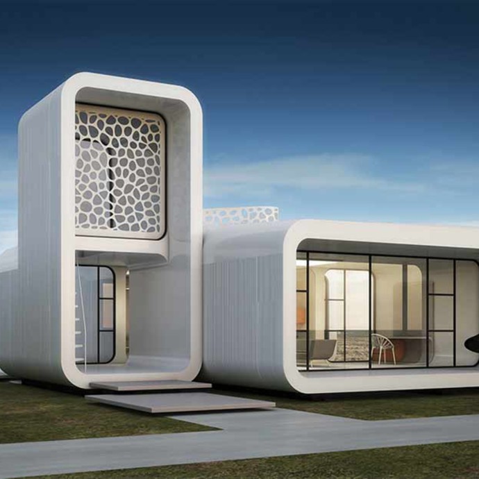دبي تبني أول منزل بتقنية ثلاثية الأبعاد