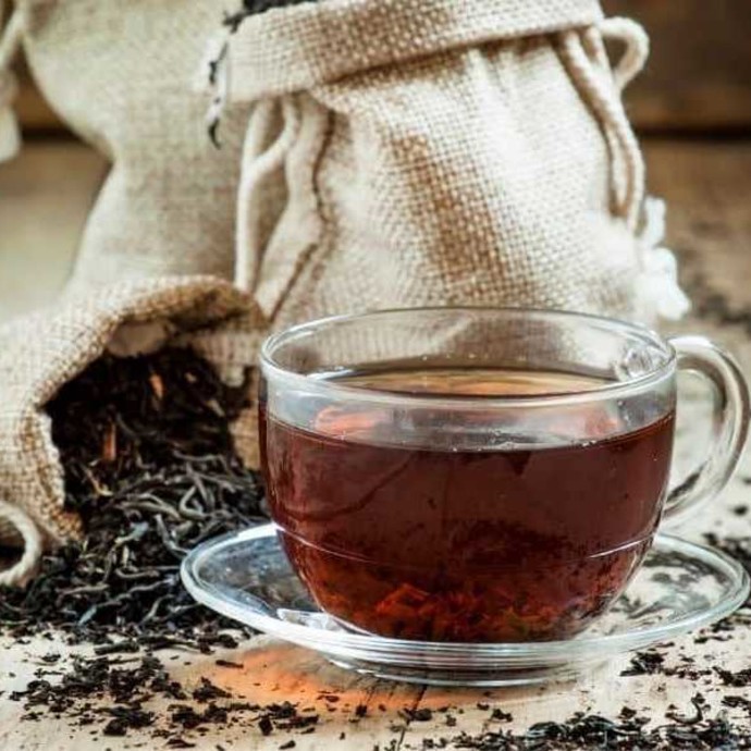 غسول الشاي الأسود لشعر صحي وفائق اللمعان