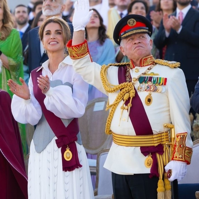 الملكة رانيا تتألق في حفل اليوبيل الفضي