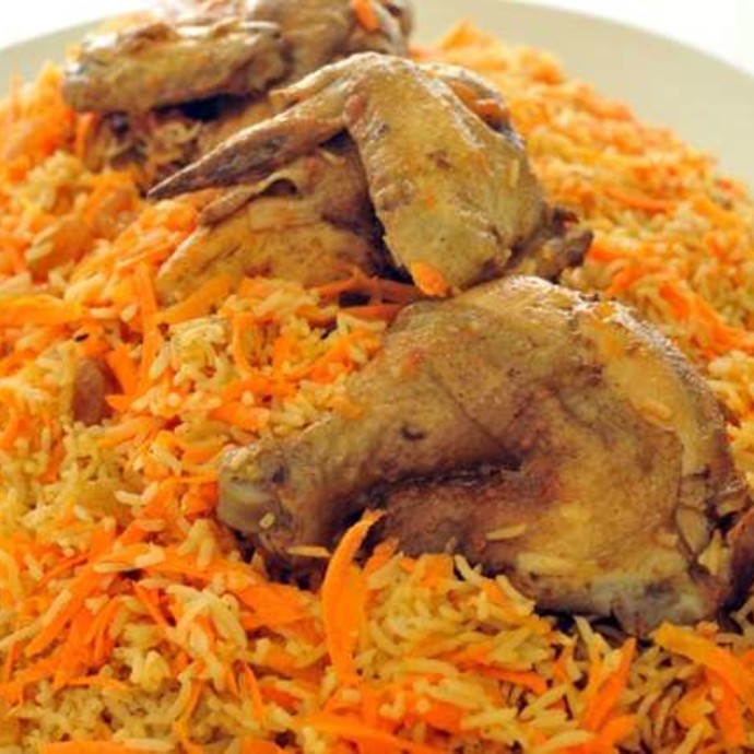 طريقة تحضير الأرز البخاري بالدجاج