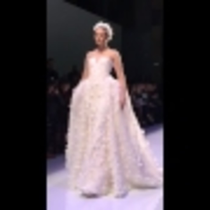 فستان العرس، جورج حبيقة من عرض الهوت كوتور في باريس 2014