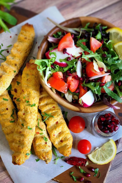 طريقة عمل كباب الدجاج