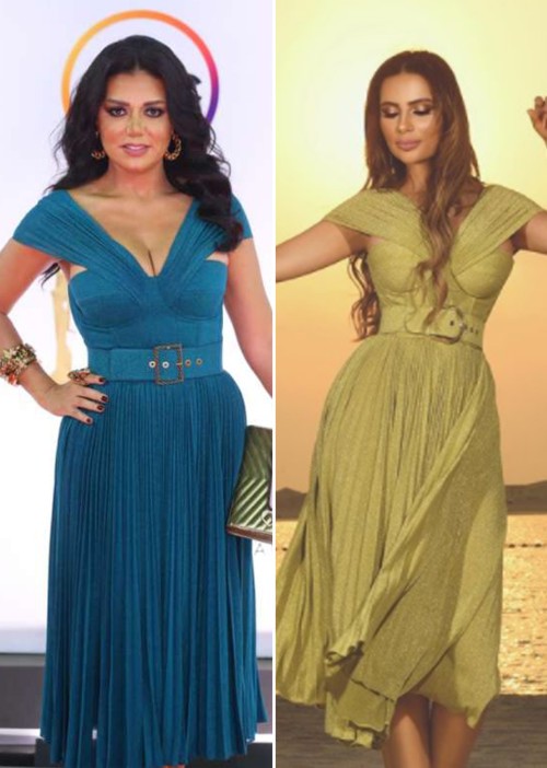 شيماء هيلالي ترتدي فستان رانيا يوسف