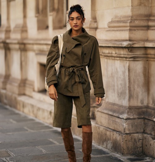 شورت البرمودا يهيمن على ساحة الموضة الشتويّة