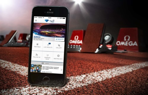 أوميغا ورابطة IAAF الماسية تطلقان تطبيقاً على الهاتف الذكي