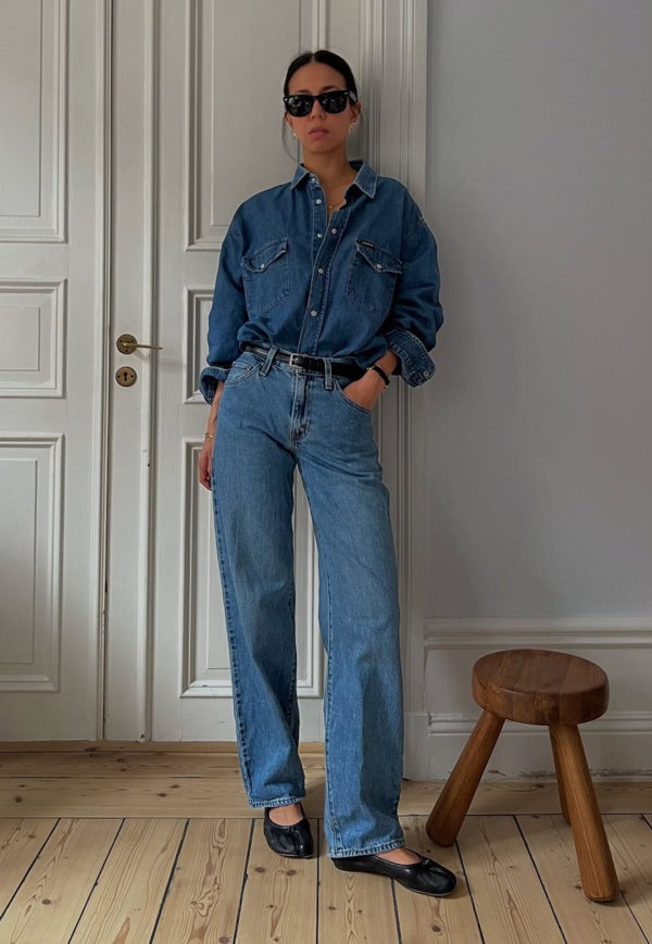 الدنيم المونوكروم لا يغيب عن الساحة حتى في الشتاء!