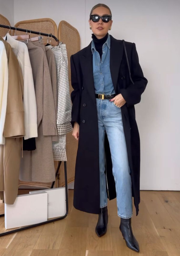 الدنيم المونوكروم لا يغيب عن الساحة حتى في الشتاء!